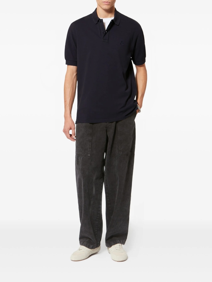 Tricou Polo Isabel Marant albastru - Img 2
