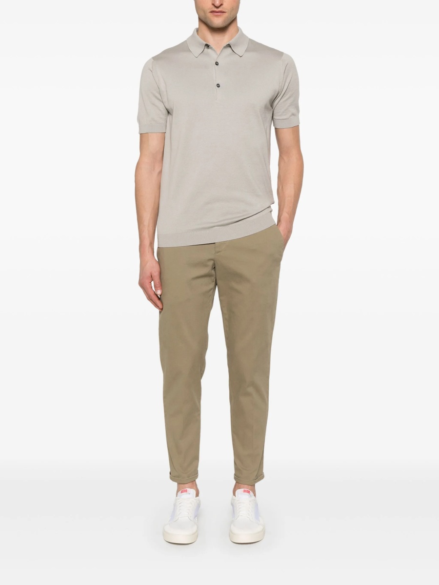 Tricou Polo John Smedley gri - Img 2