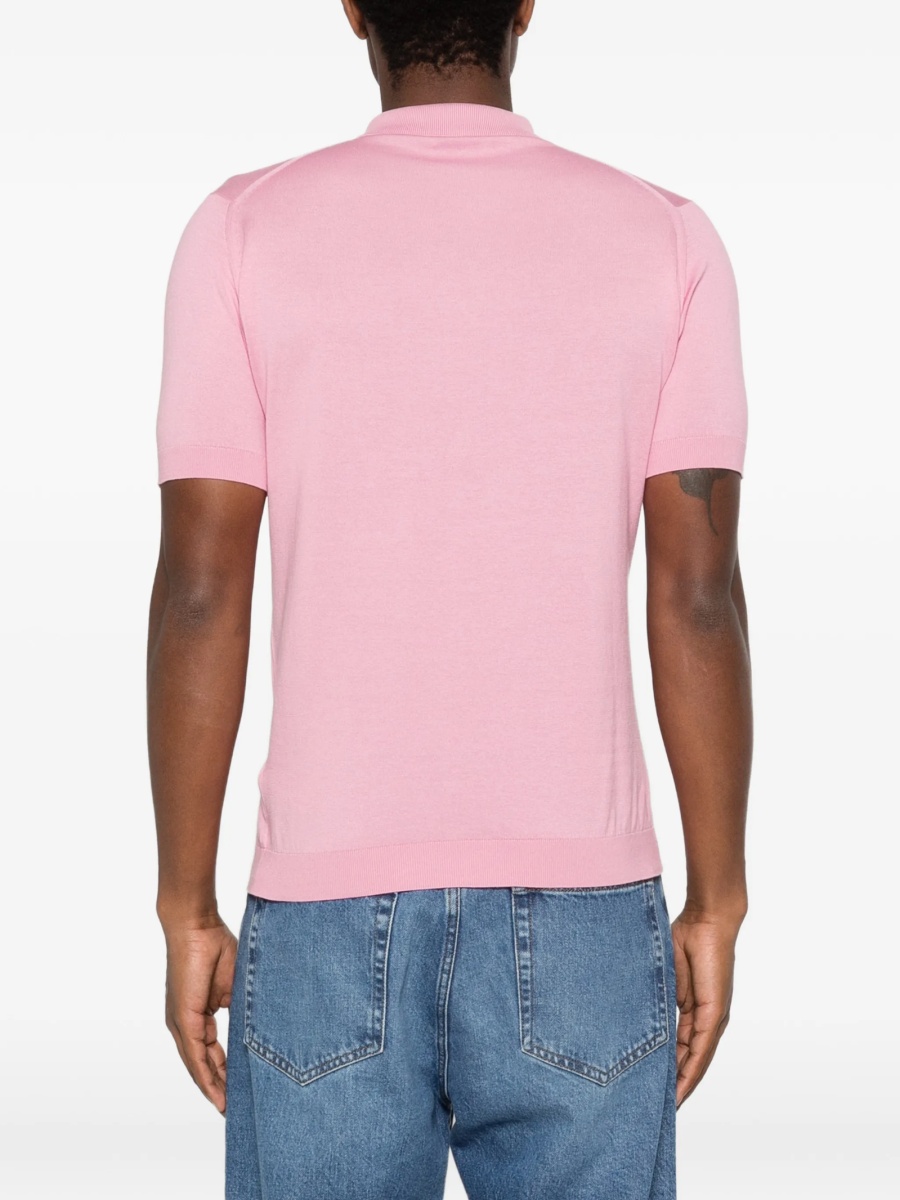 Tricou Polo John Smedley roz - Img 4