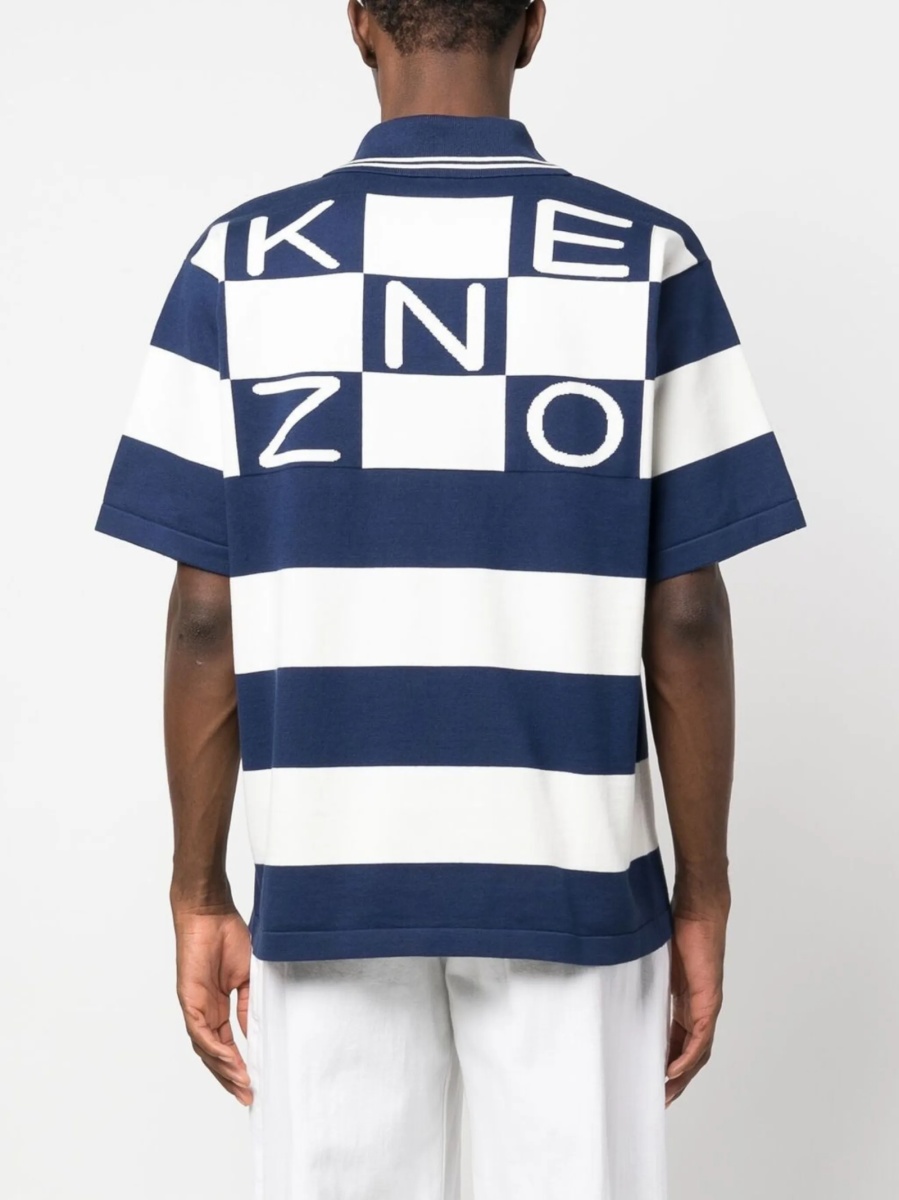 Tricou Polo Kenzo albastru - Img 4