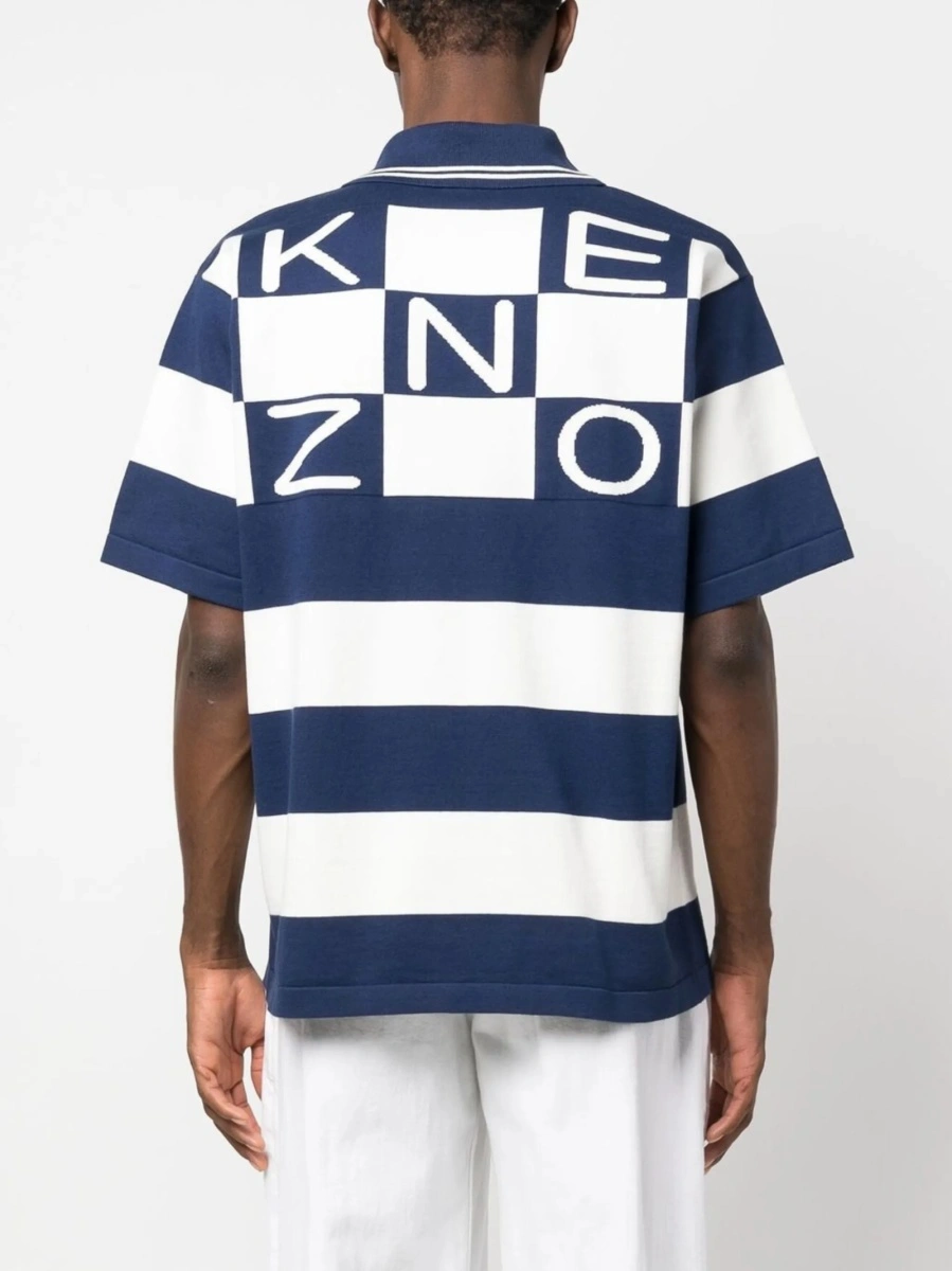 Tricou Polo Kenzo albastru - Img 4