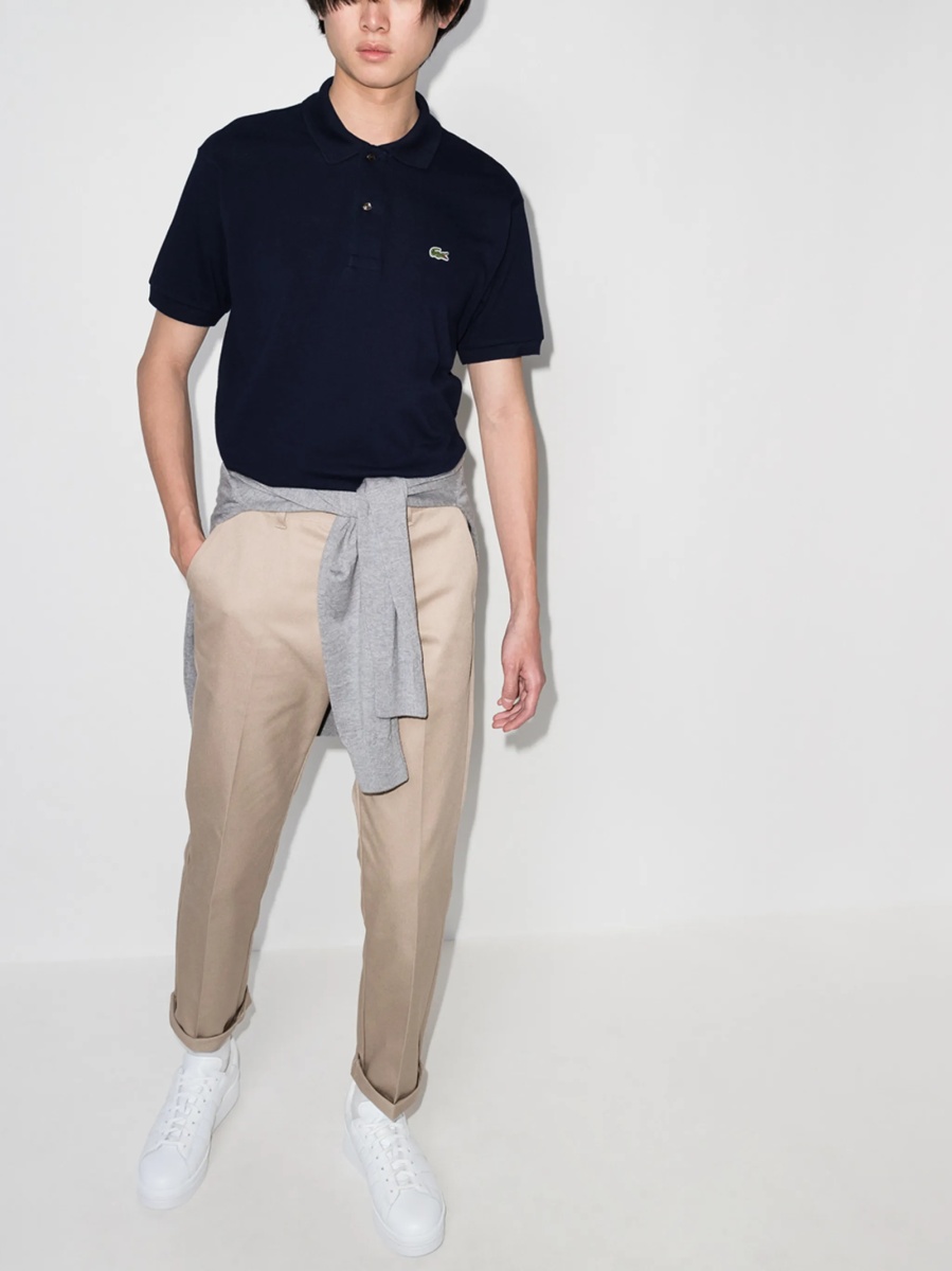 Tricou Polo Lacoste albastru - Img 5