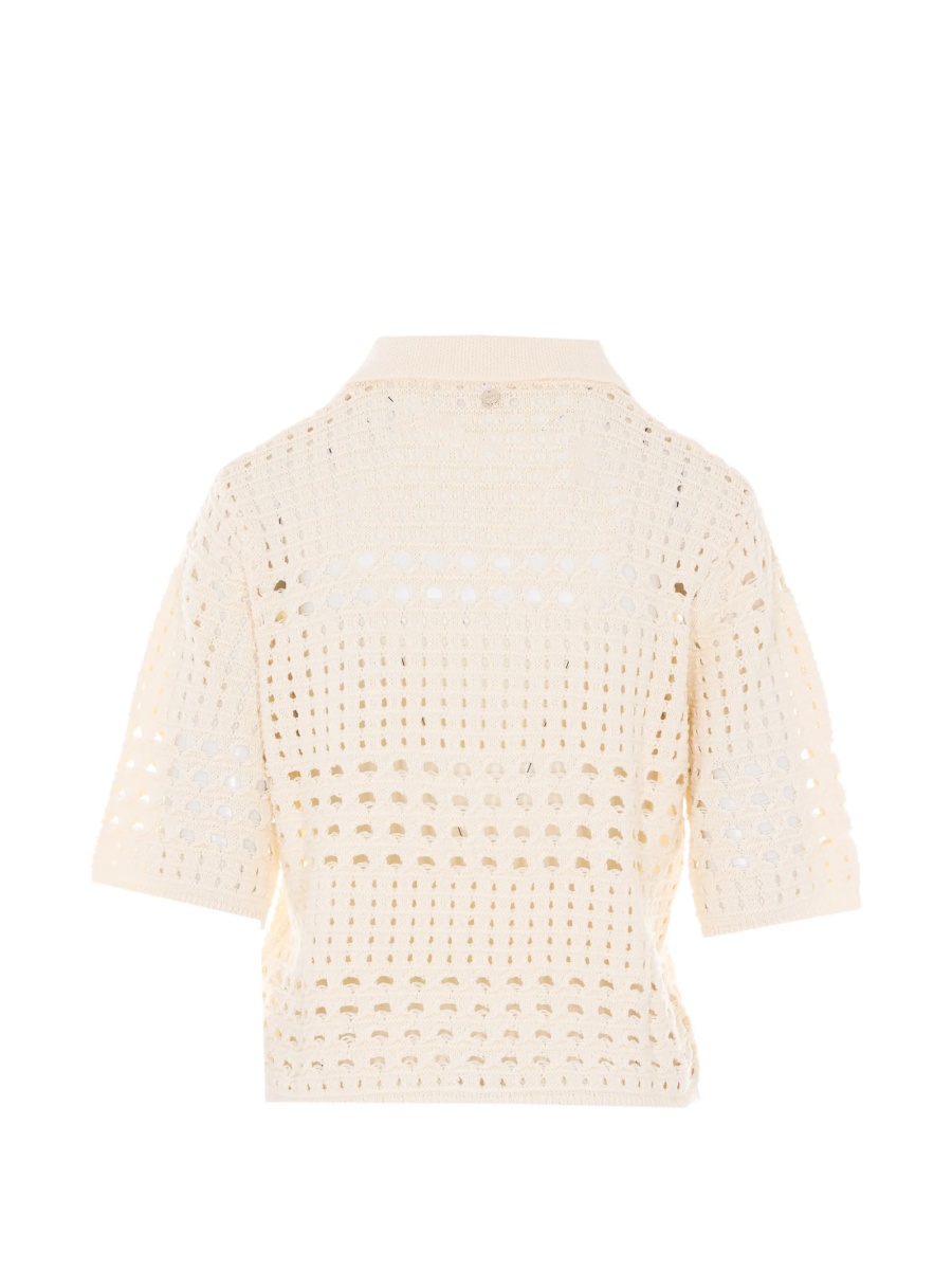 Tricou Polo Liu Jo White neutru - Img 2