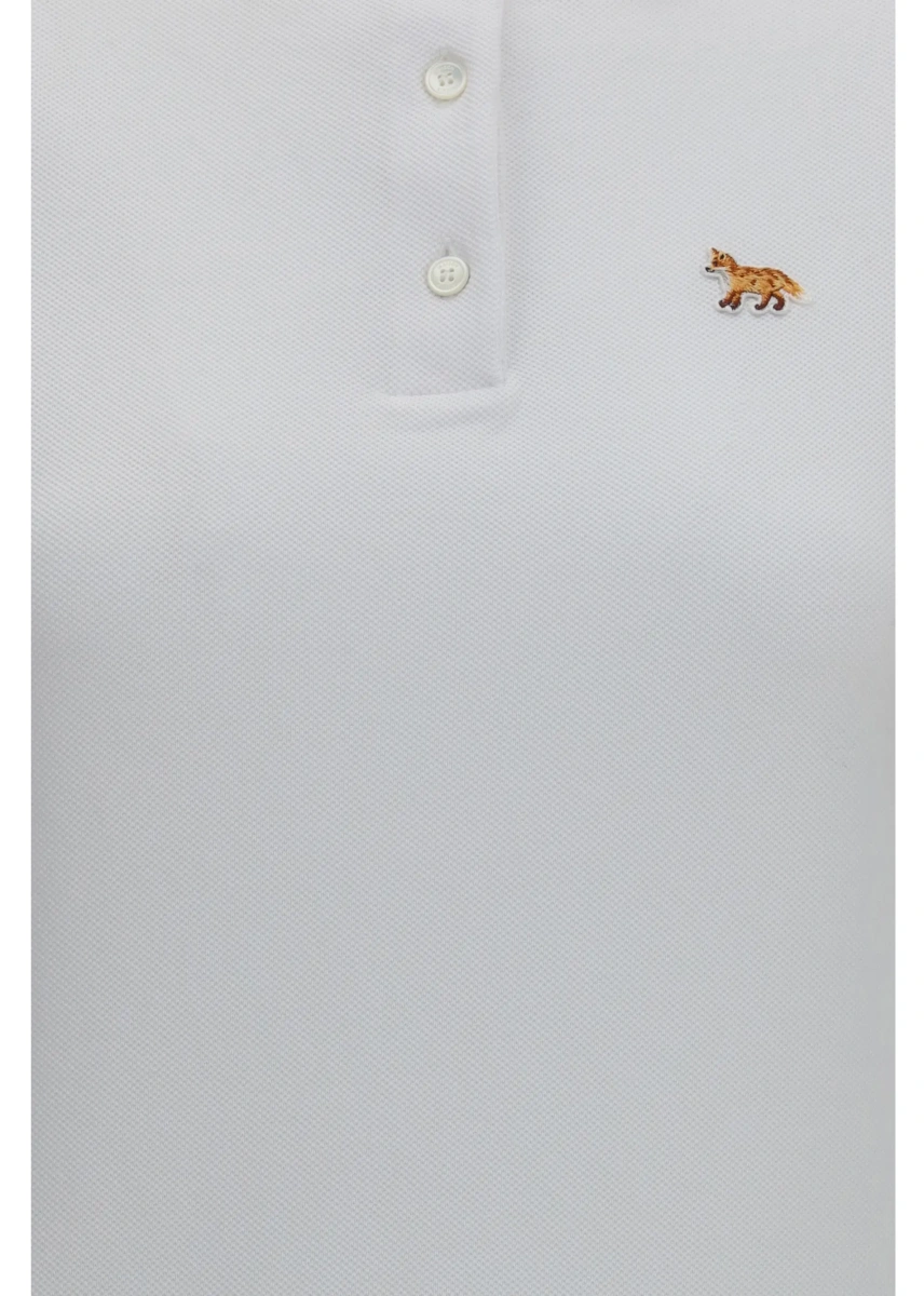Tricou Polo MAISON KITSUNÉ Baby Fox cotton piqué Polo - Img 3