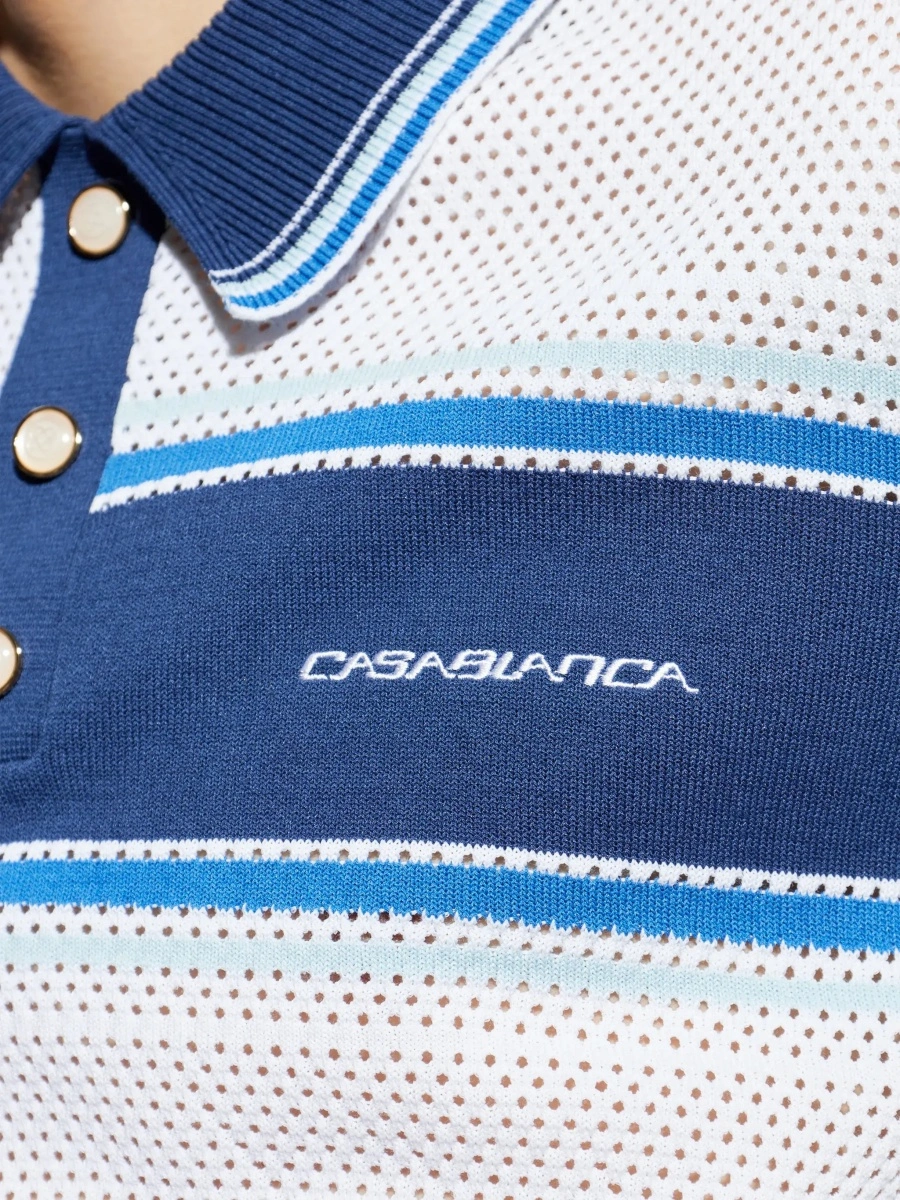 Tricou Polo MESH STRIPE POLO - Img 7