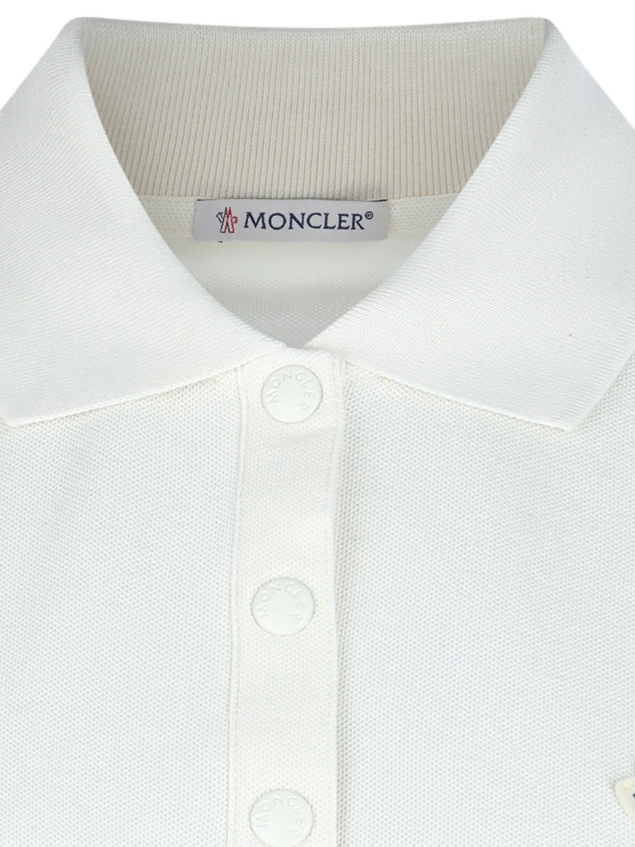 Tricou Polo Moncler alb - Img 3