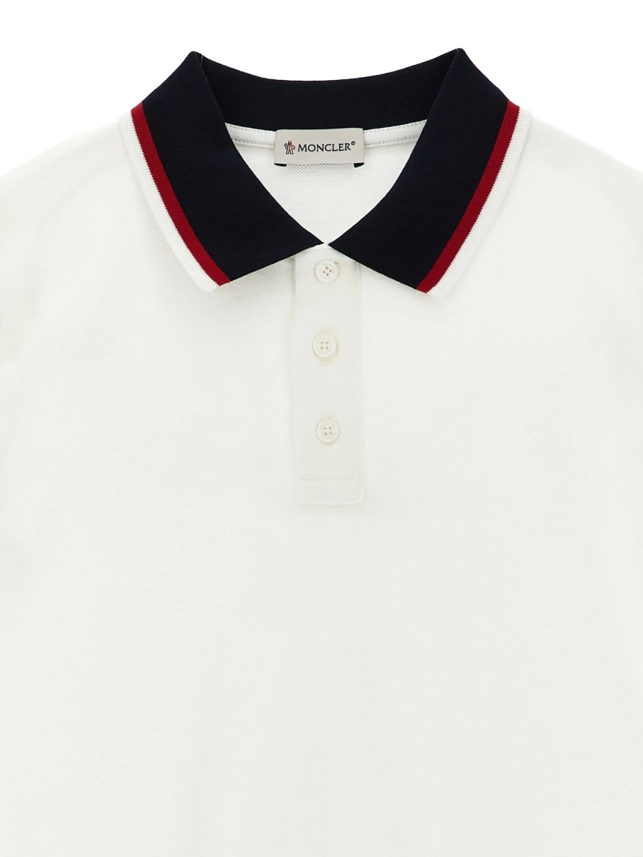 Tricou Polo Moncler alb - Img 3