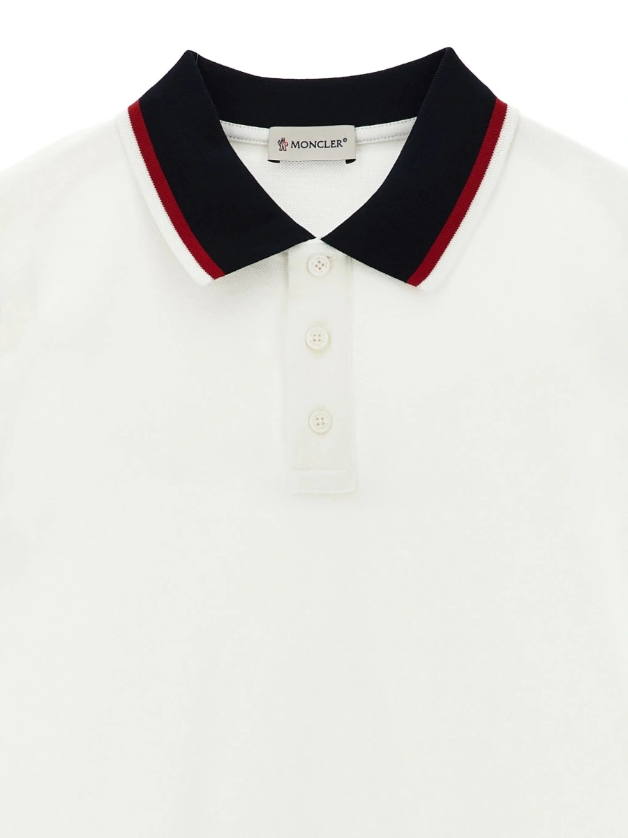 Tricou Polo Moncler alb - Img 3