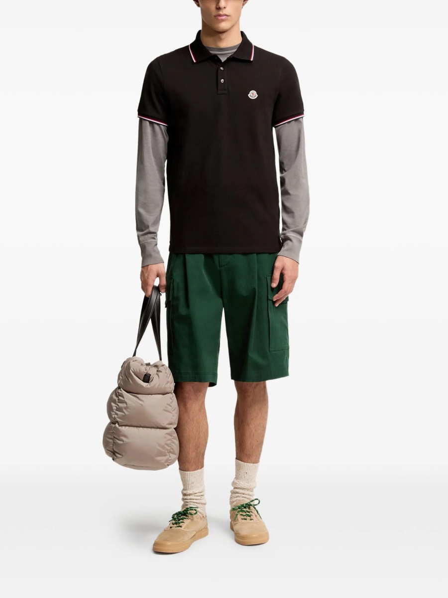 Tricou Polo Moncler negru - Img 2