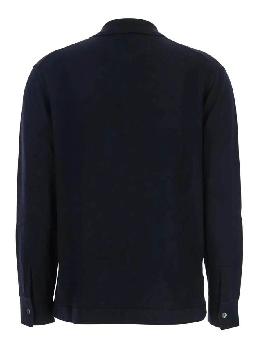 Tricou polo P.A.R.O.S.H. albastru din lana - Img 2