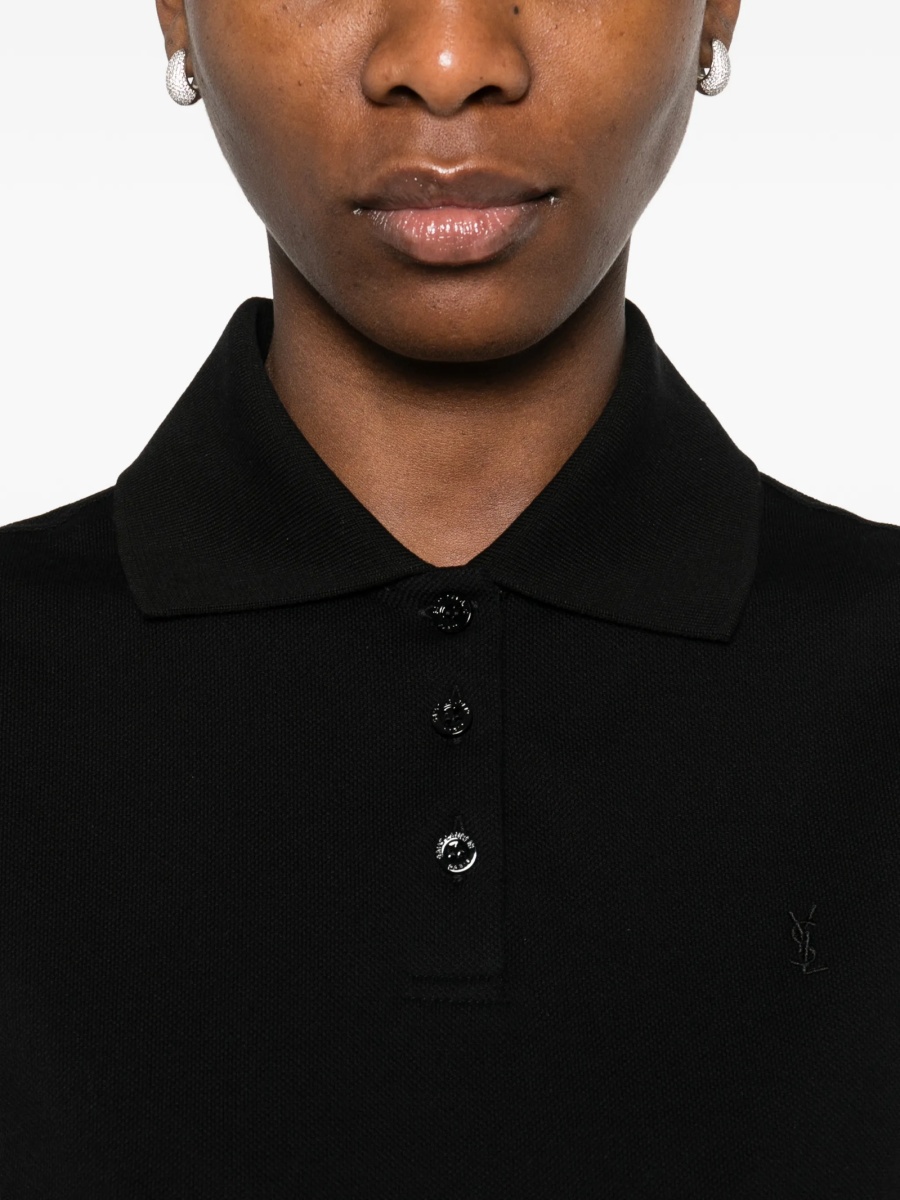 Tricou Polo Saint Laurent negru - Img 5