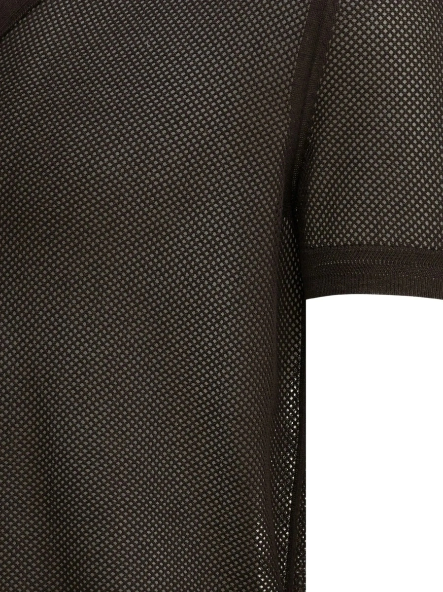 Tricou Polo Silk blend buttonless polo shirt - Img 3