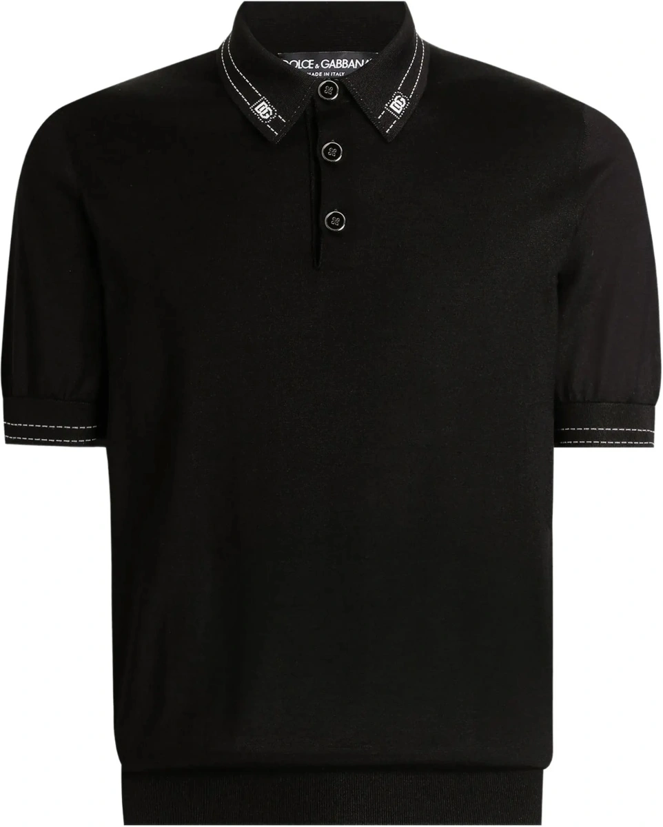 Tricou Polo Silk Polo with collar and short sleeves - Img 8