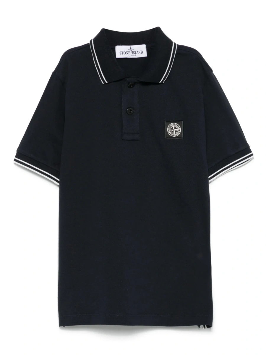 Tricou polo Stone Island albastru - Img 6