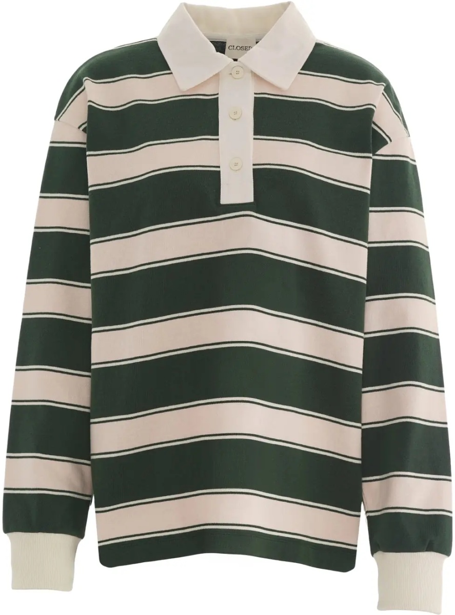 Tricou Polo Striped long-sleeve polo shirt - Img 2