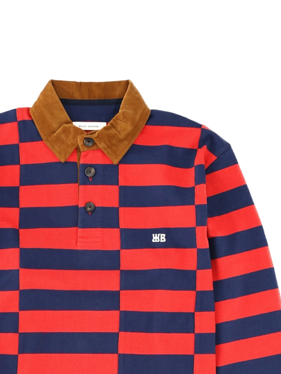 Tricou Polo WALES BONNER rosu - Img 2