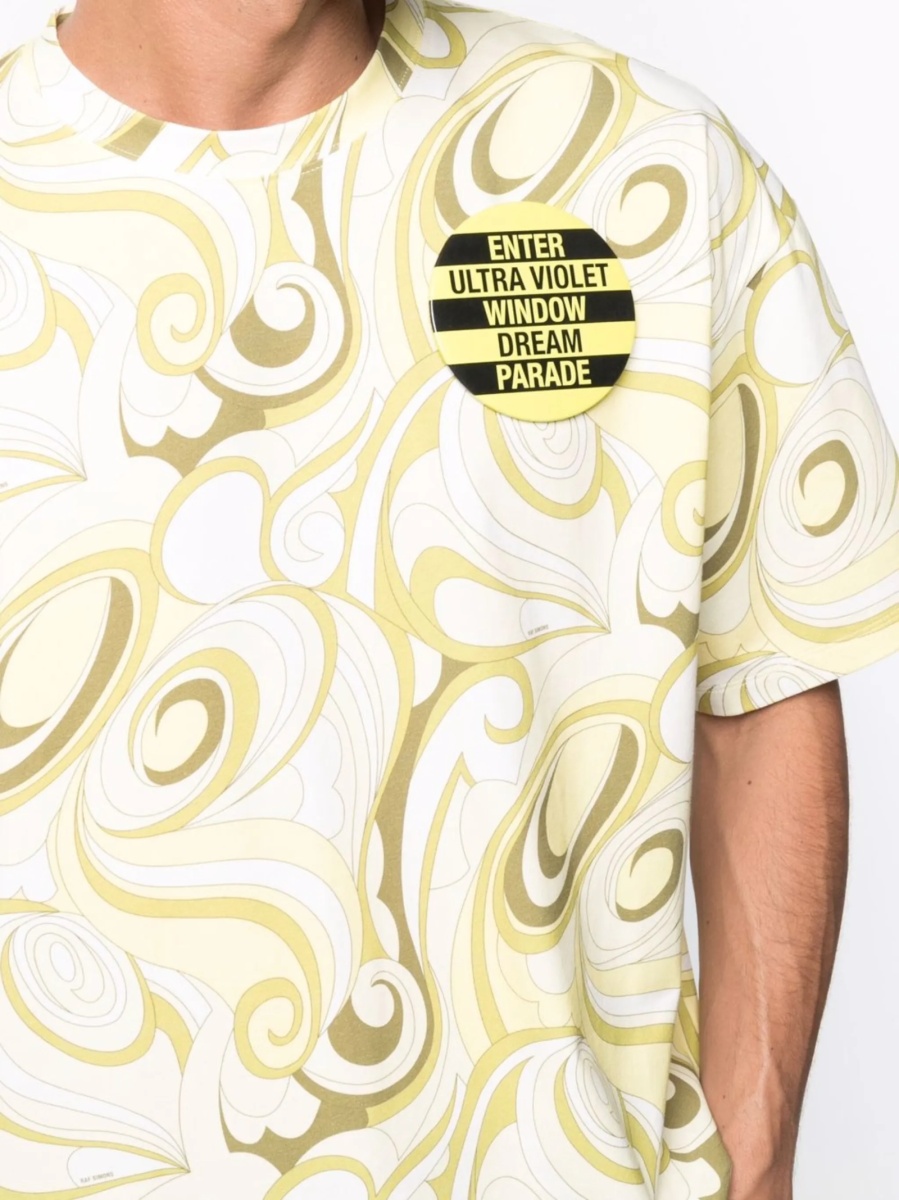 Tricou Raf Simons galben - Img 5