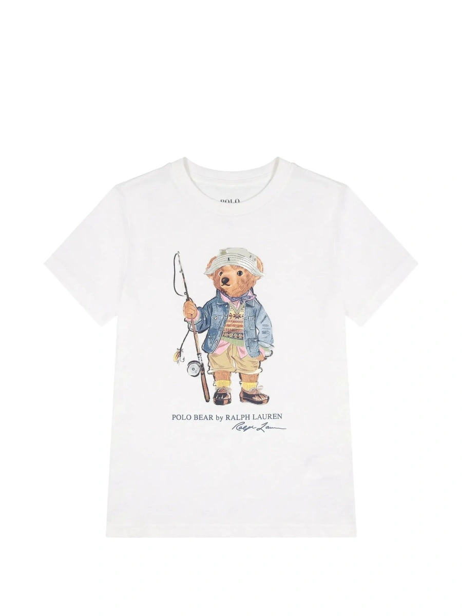 Tricou Ralph Lauren alb din bumbac - Img 6