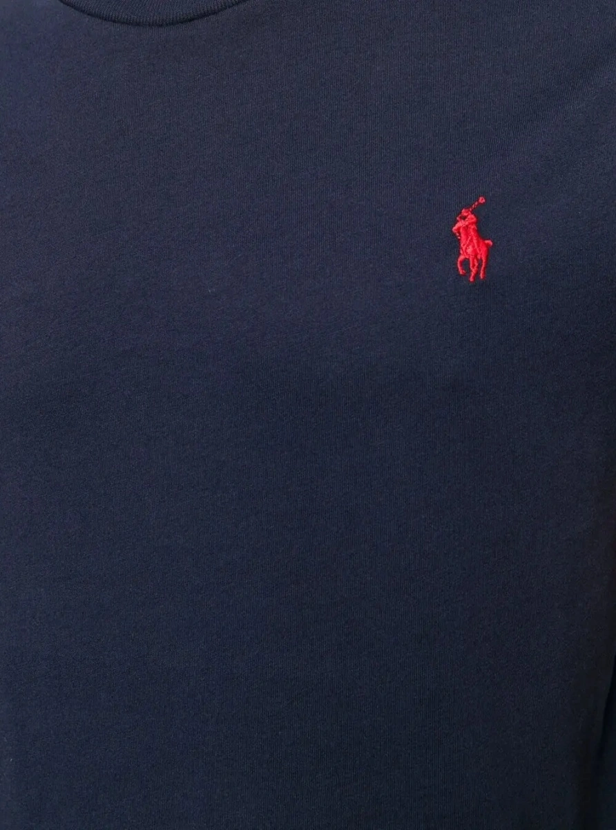 Tricou Ralph Lauren albastru din bumbac - Img 2