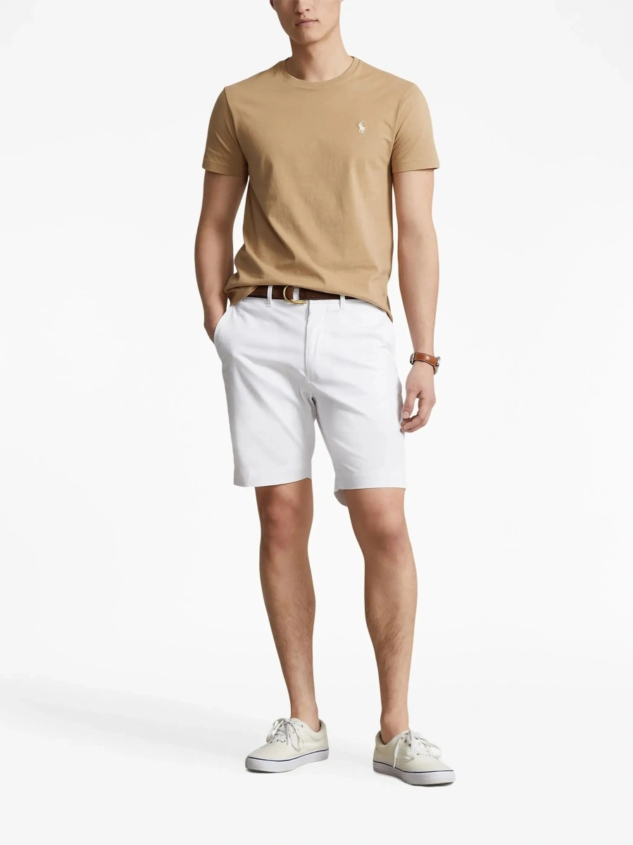Tricou Ralph Lauren bej din jerse de bumbac - Img 2
