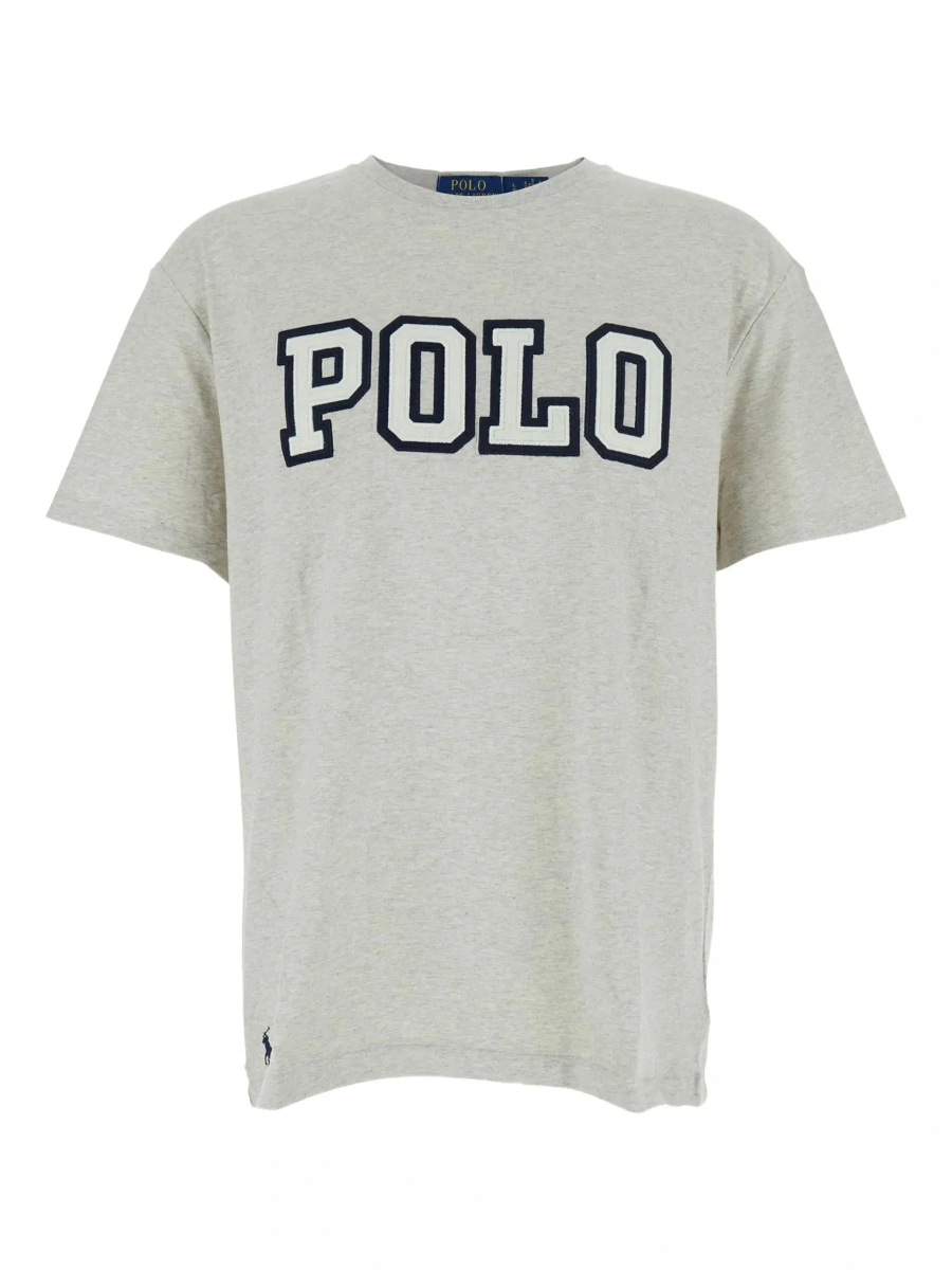 Tricou Ralph Lauren gri din bumbac - Img 6