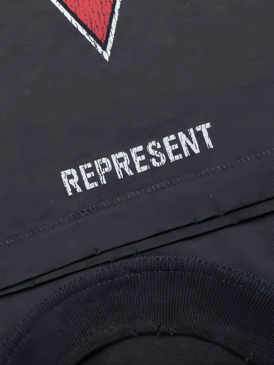 Tricou REPRESENT gri - Img 3