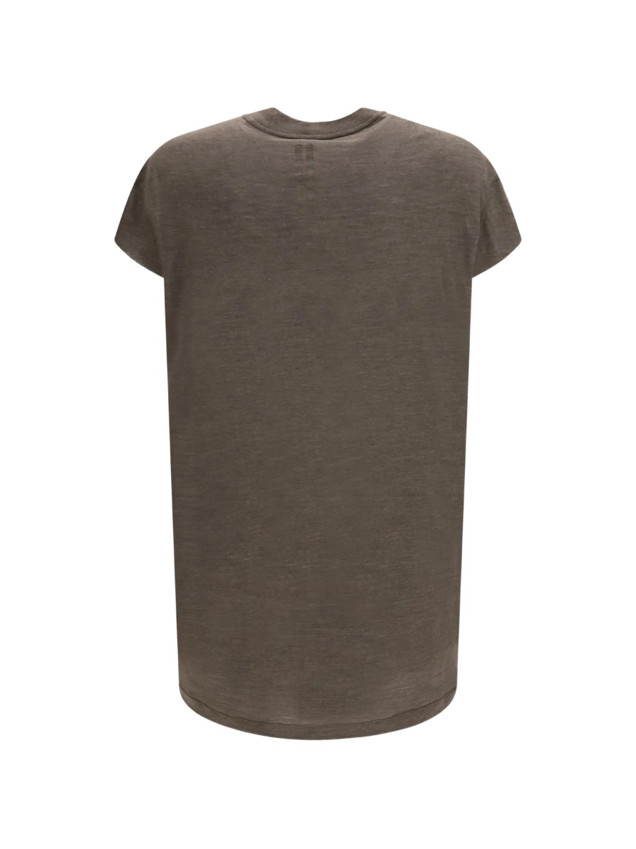 Tricou Rick Owens maro din lana si matase - Img 2