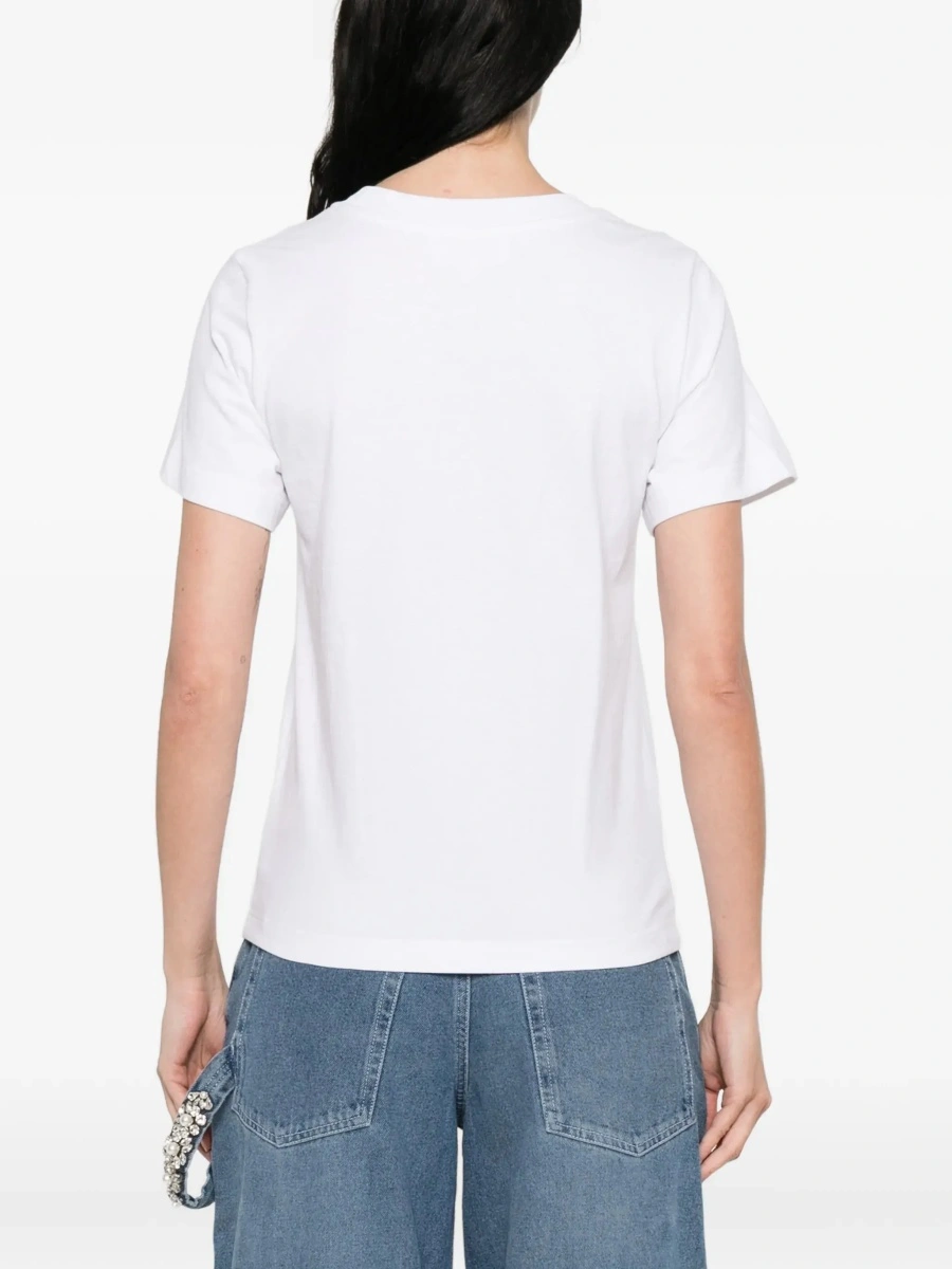Tricou SHUSHU/TONG alb din bumbac - Img 6