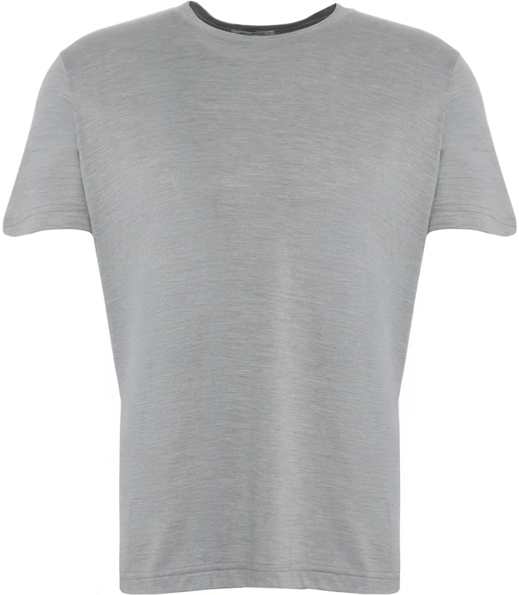 Tricou Stefan Brandt gri din matase - Img 2