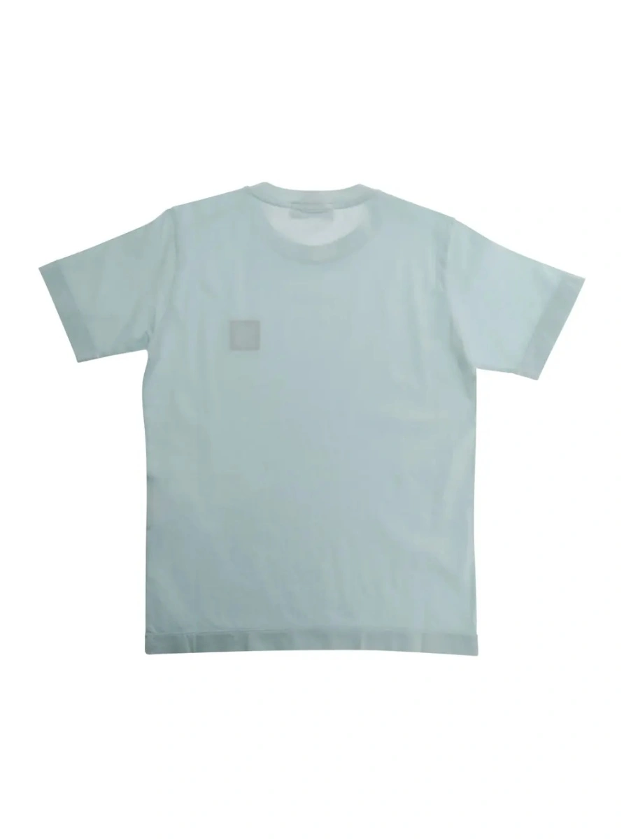 Tricou Stone Island albastru din bumbac 'L1S162100002S0047V0041' - Img 2