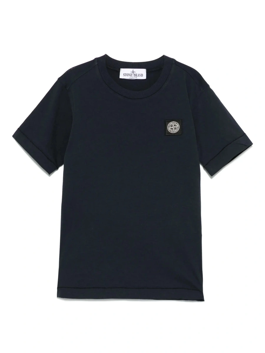 Tricou Stone Island albastru din bumbac - Img 8