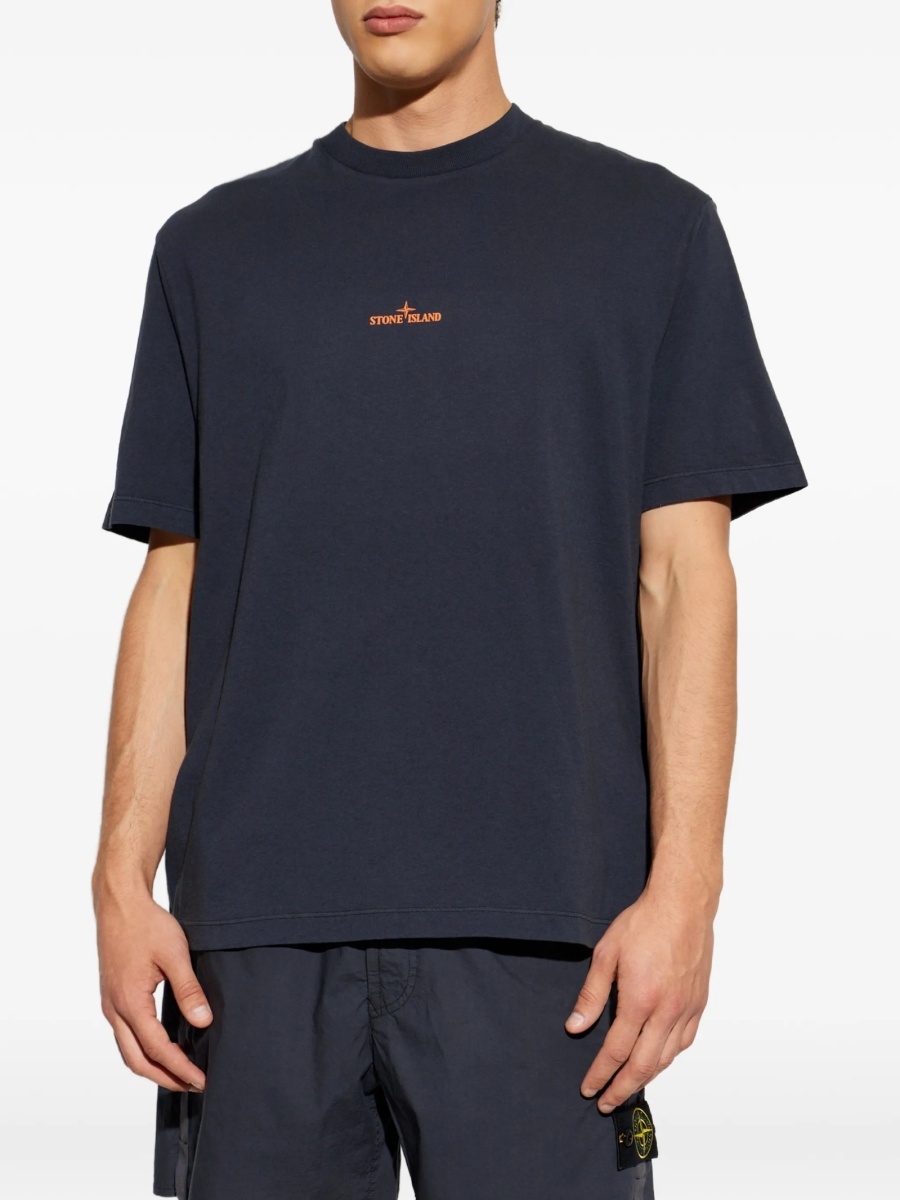 Tricou Stone Island albastru - Img 3