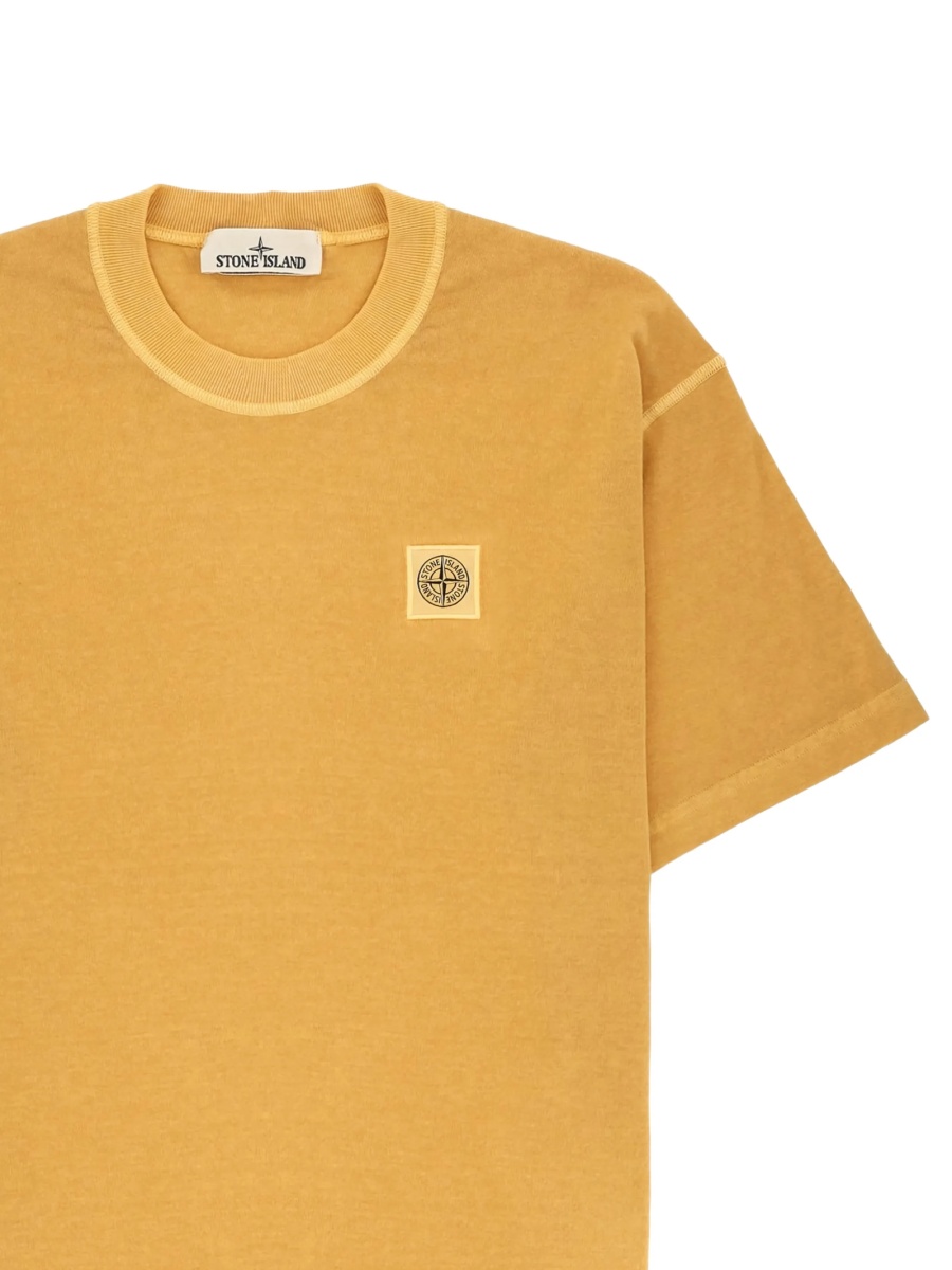 Tricou Stone Island galben - Img 2