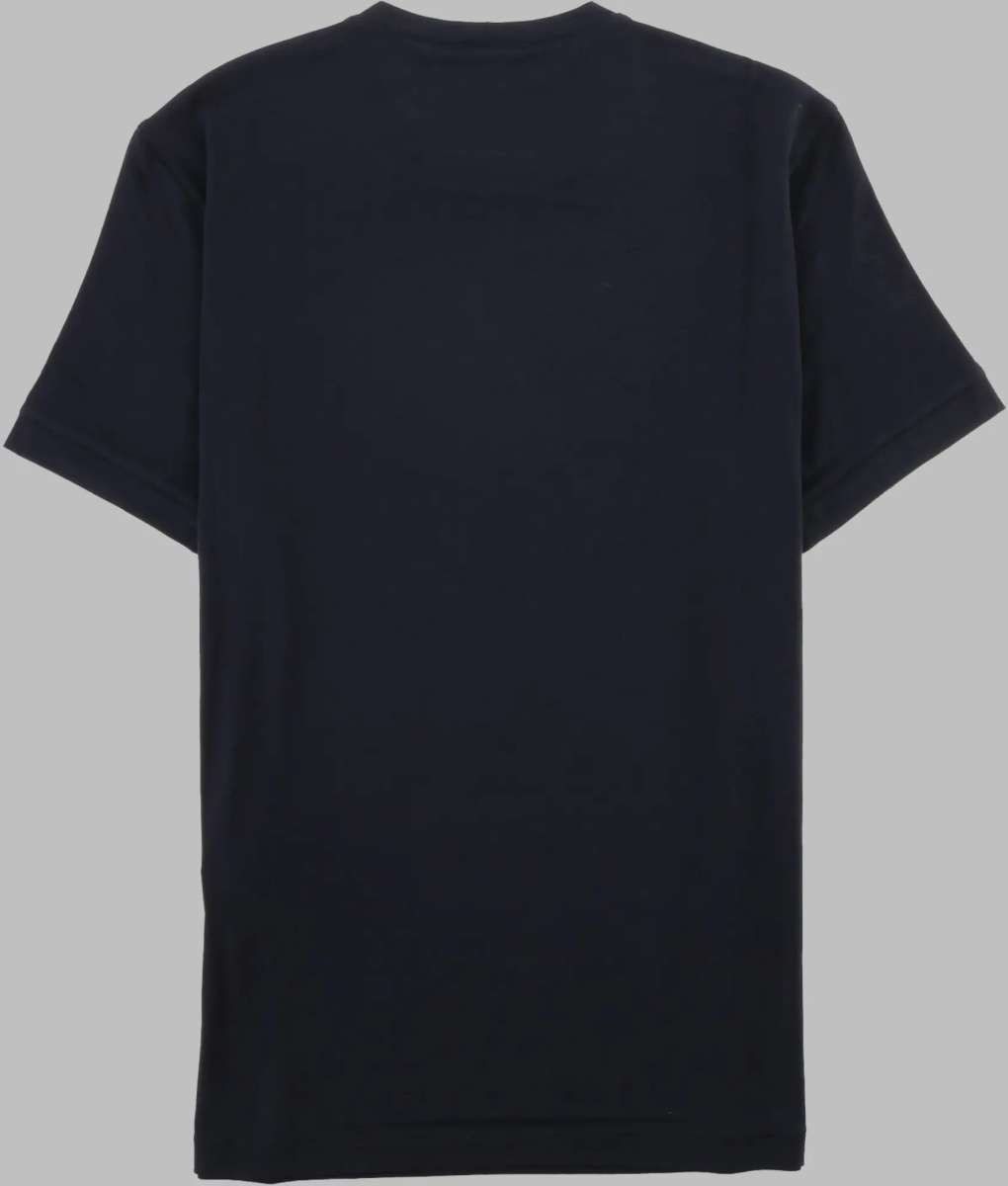 Tricou T-Shirt Girocollo In Jersey Di Viscosa - Img 2