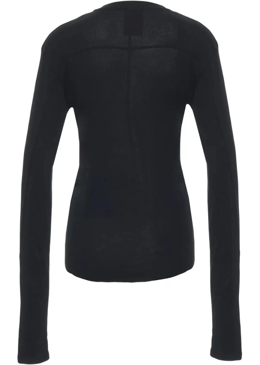 Tricou Thom / Krom negru din bumbac - Img 3