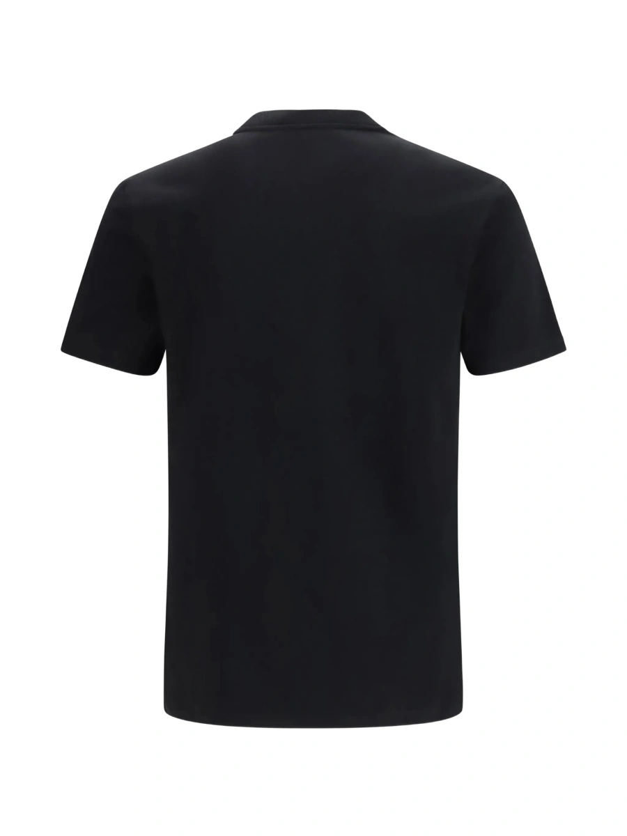 Tricou Versace negru din elastan si bumbac - Img 2