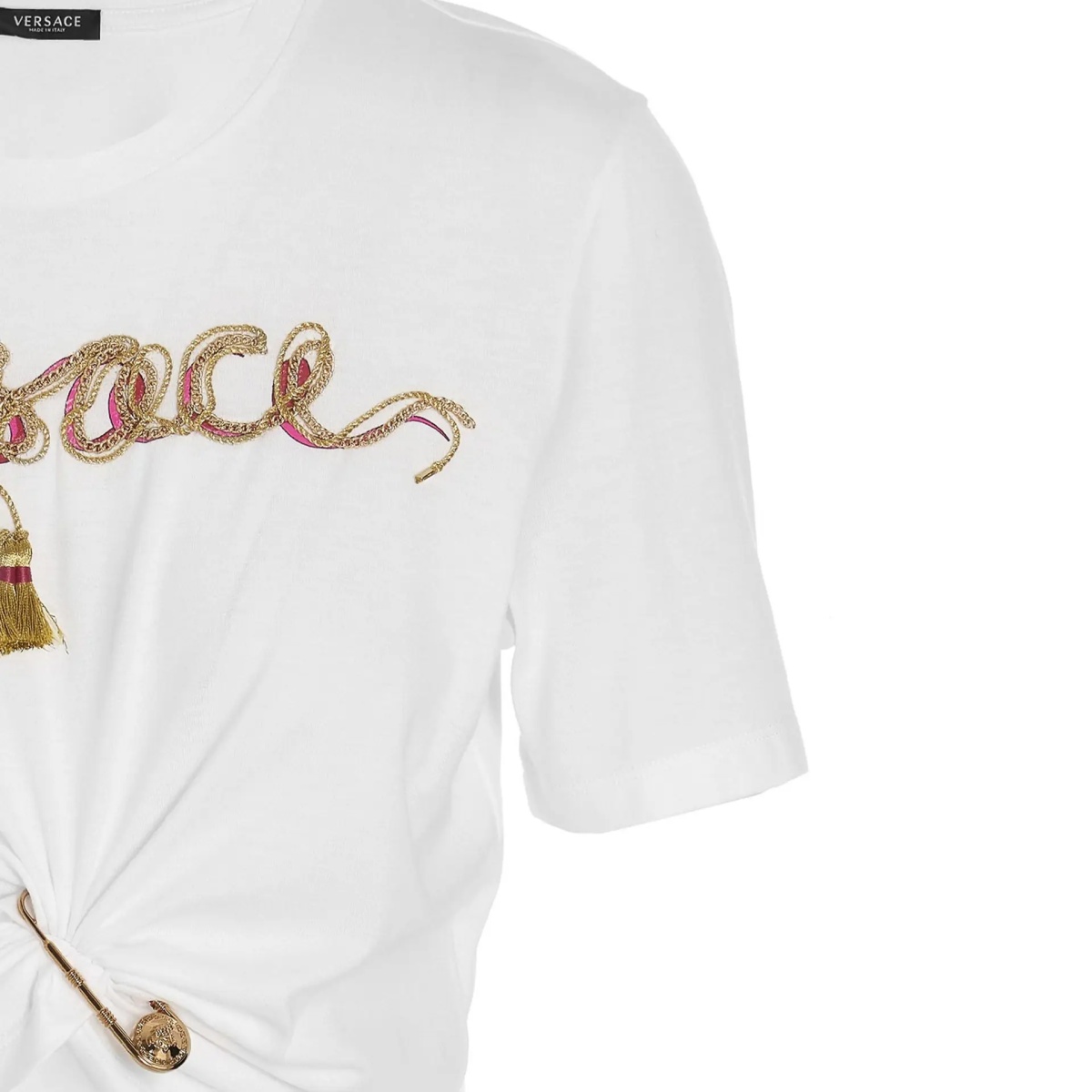 Tricou Versace Pin Logo T-shirt - Img 3