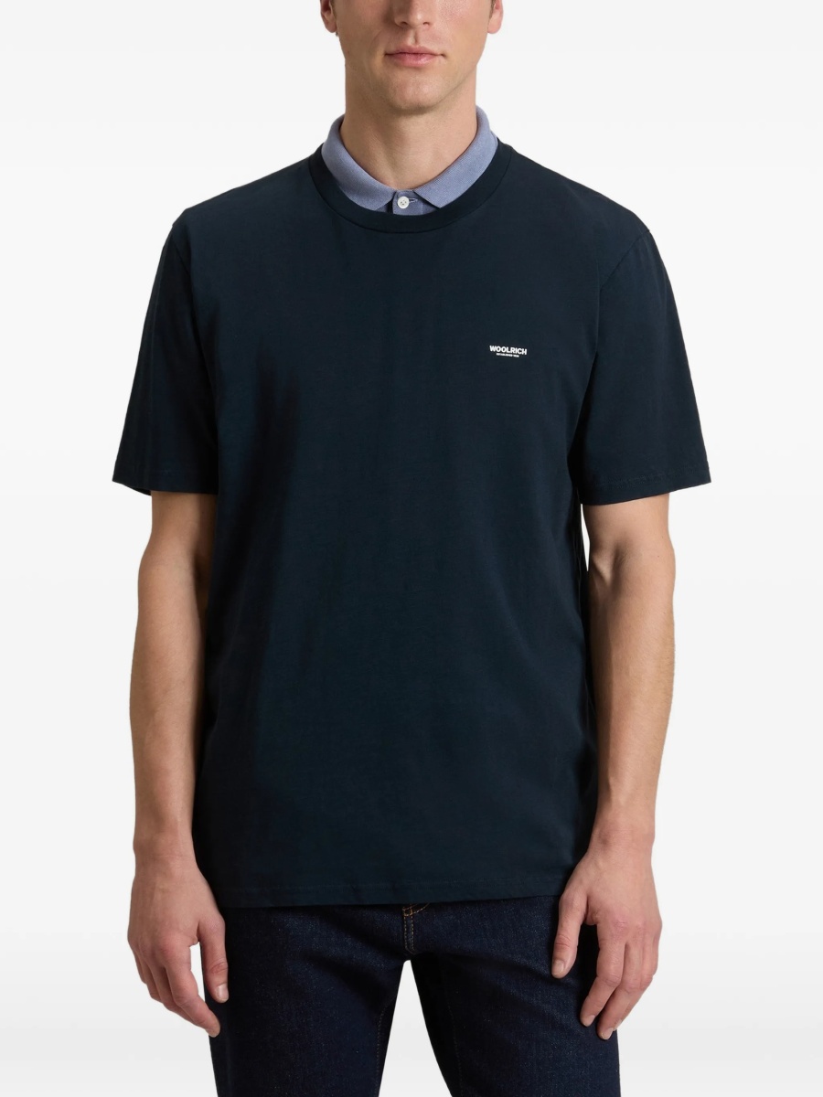 Tricou Woolrich albastru - Img 3