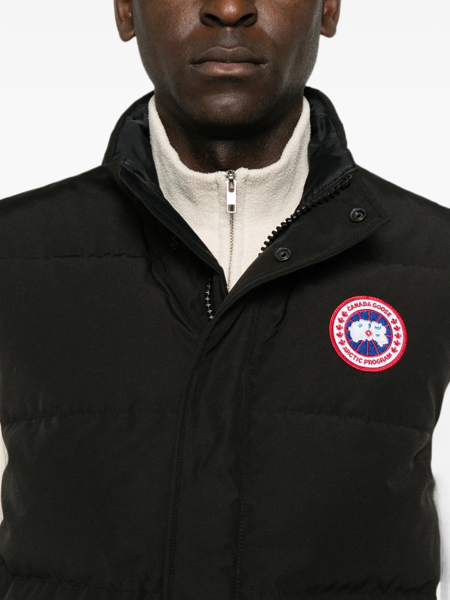 Vesta CANADA GOOSE neagra din bumbac si polyester - Img 5