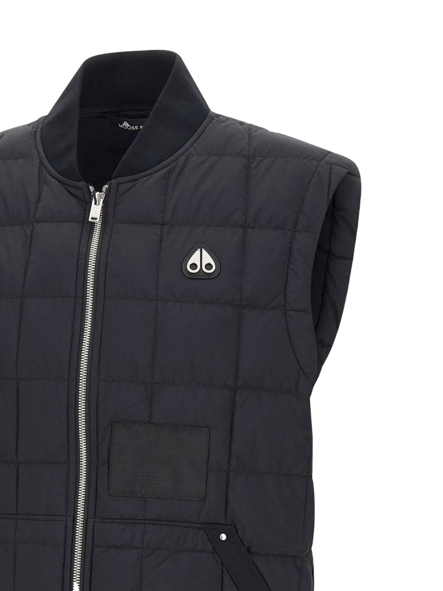 Vesta Moose Knuckles neagra din nylon - Img 4