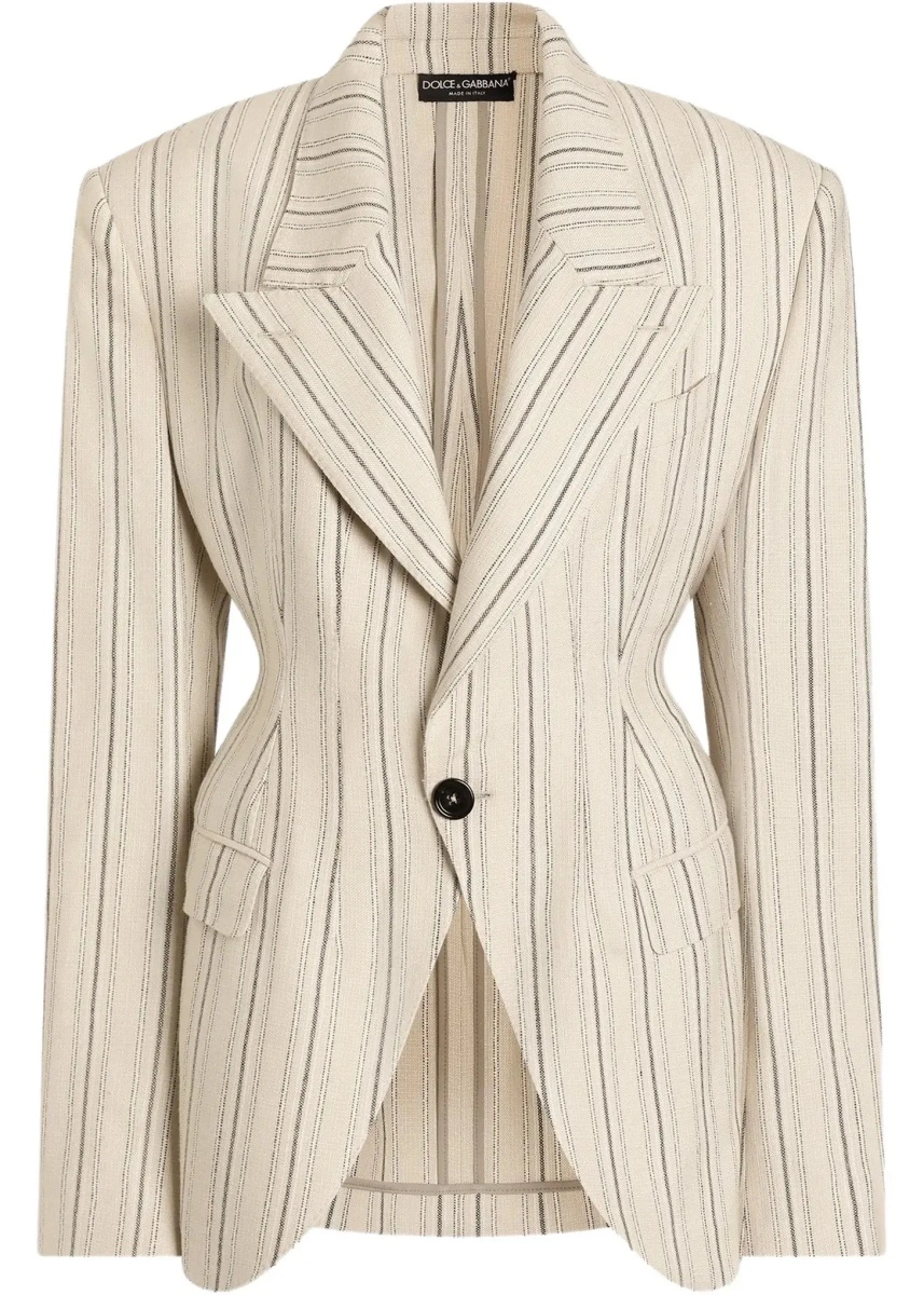 Vesta Single-breasted regimental pinstripe Jacket - Img 8