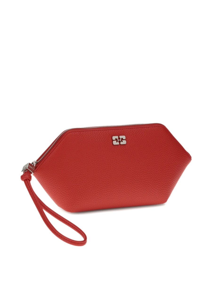 Accesorii de voiaj Ganni rosii din poliuretan si tpu - Img 2