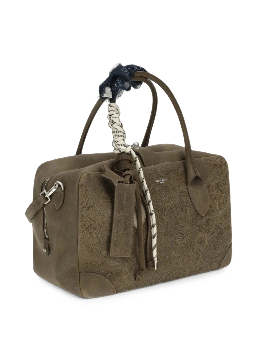 Accesorii de voiaj Golden Goose maro din piele - Img 3