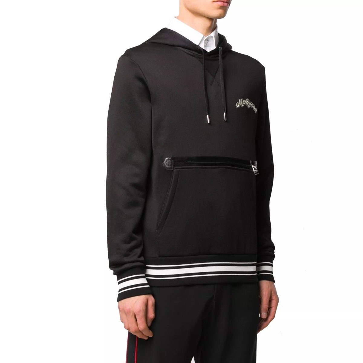 Alexander Mcqueen Logo Hooded Sweatshirt - Img 2