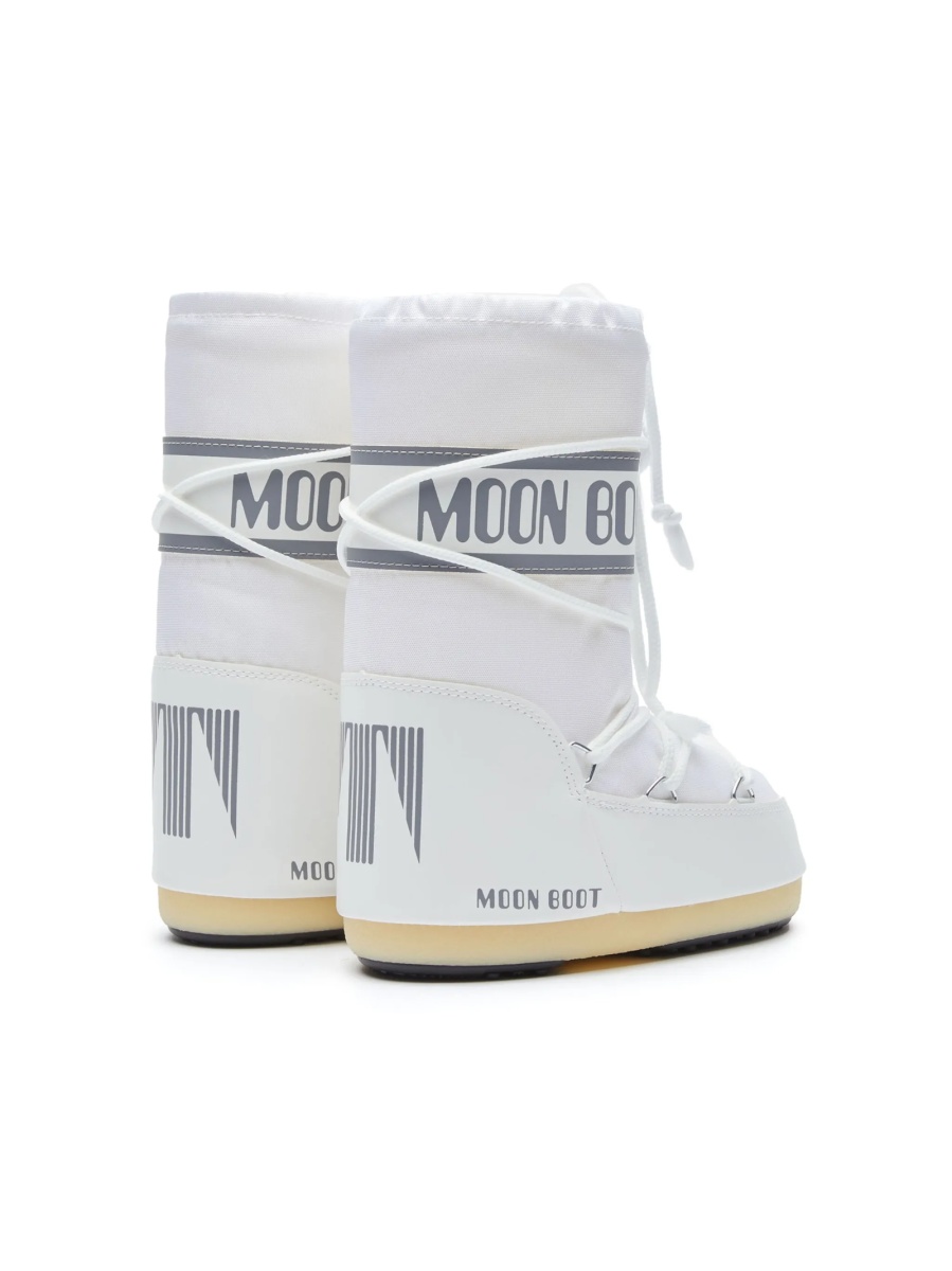 Apreschiuri Moon Boot albe din polyester si poliuretan - Img 3
