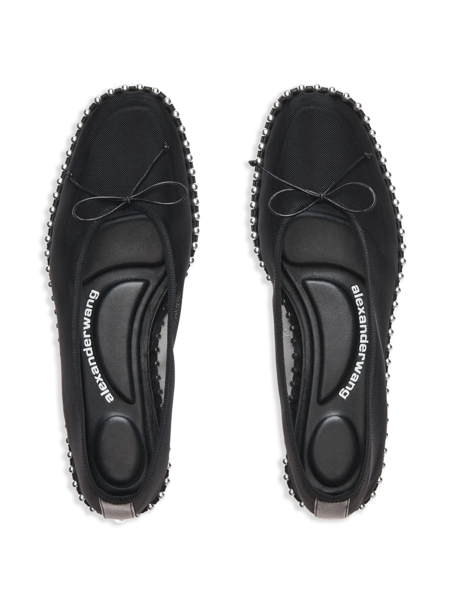 Balerini Alexander Wang negri din nylon - Img 4