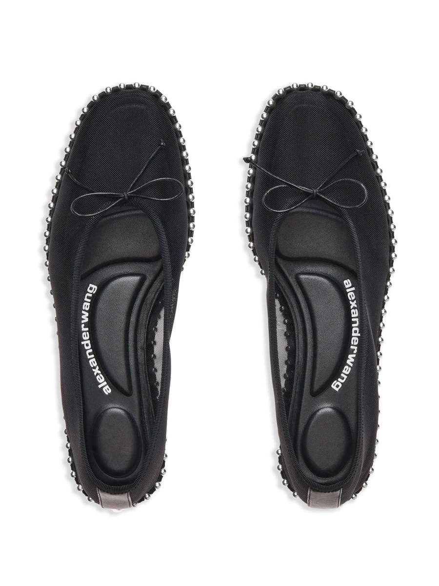 Balerini Alexander Wang negri din nylon - Img 4