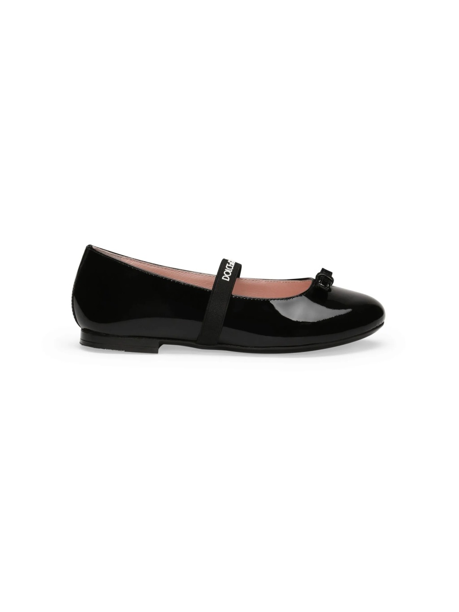 Balerini Dolce &amp; Gabbana albastri din piele - Img 2