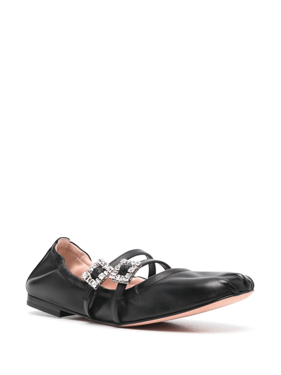 Balerini Roger Vivier negri din piele - Img 2