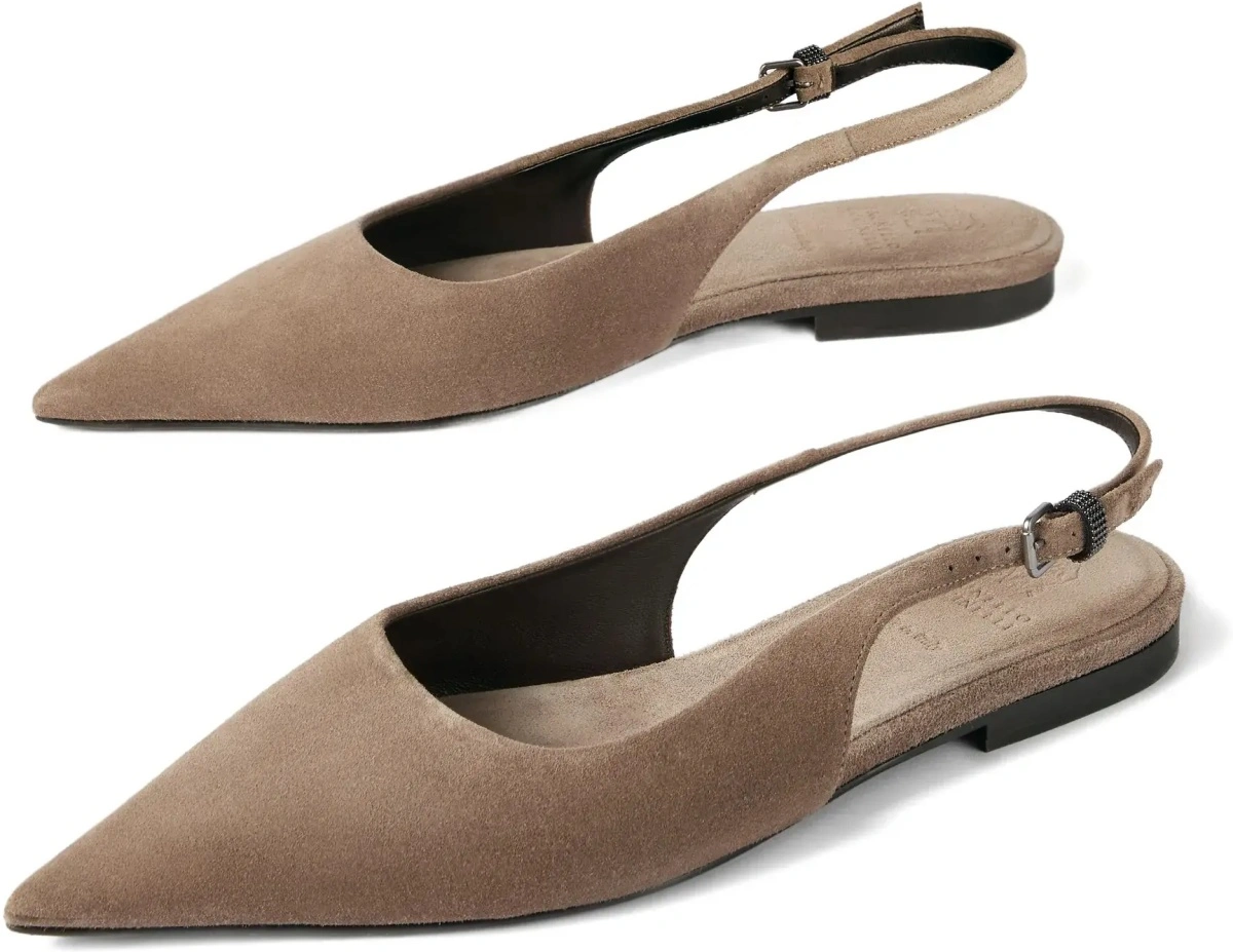 Balerini Suede Ballerinas - Img 7